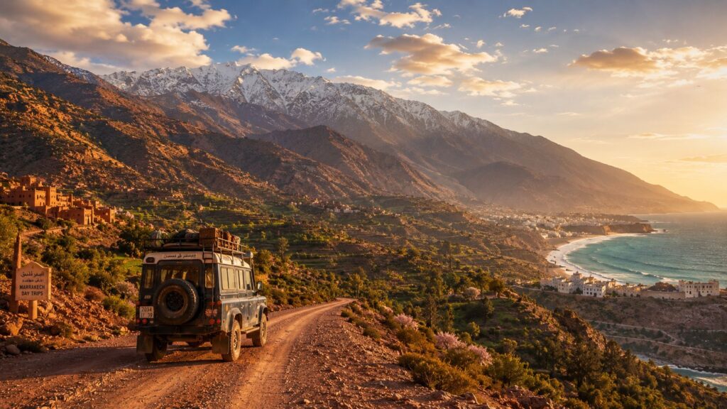 Best day trips from Marrakech with scenic mountain and coastal views